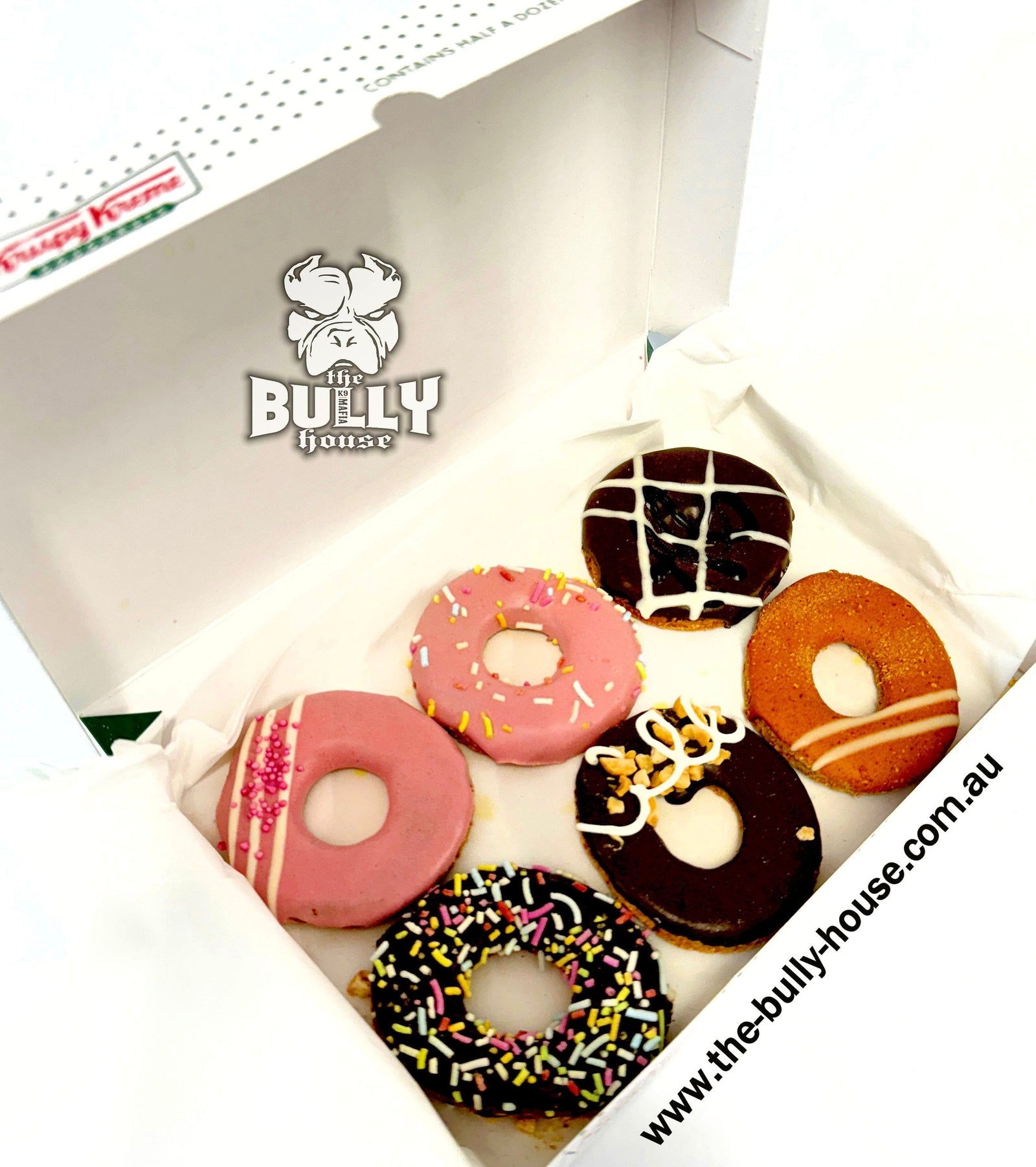 Krispy Kreme Inspired Doggie Doughnuts 6pk Box