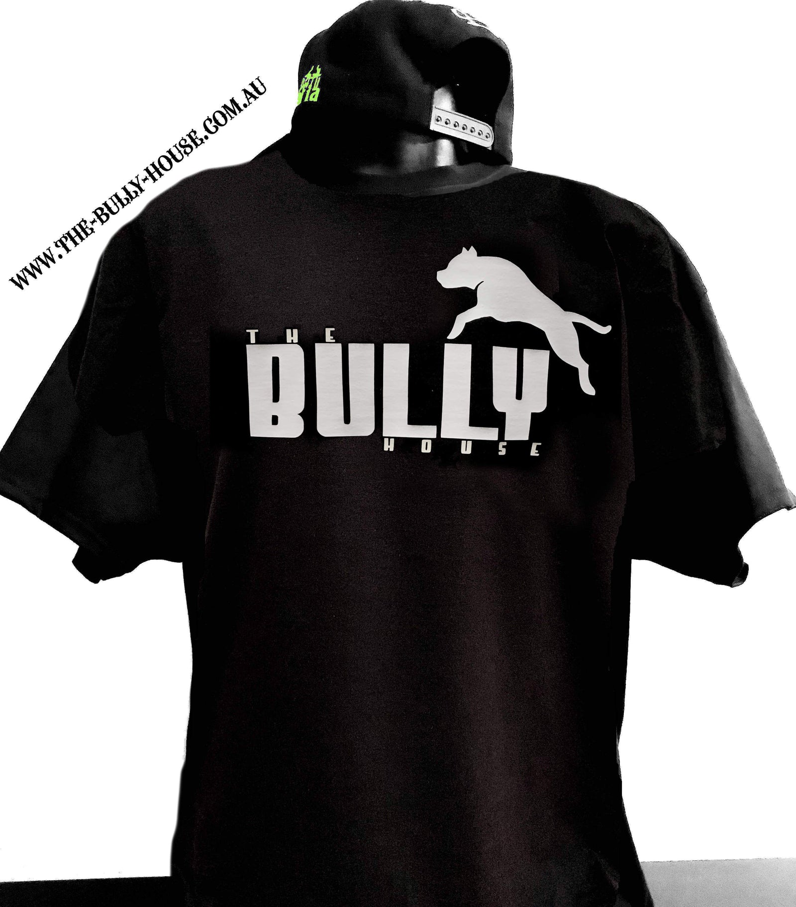The Bully House -- INSPIRED NO.1 -- T-Shirt - MENS  CUT // White Print