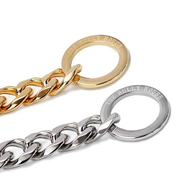The Bully House "CHECK CHAIN Collection" -  GOLD 20mm Wide