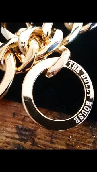 The Bully House "CHECK CHAIN Collection" SILVER 20mm Wide