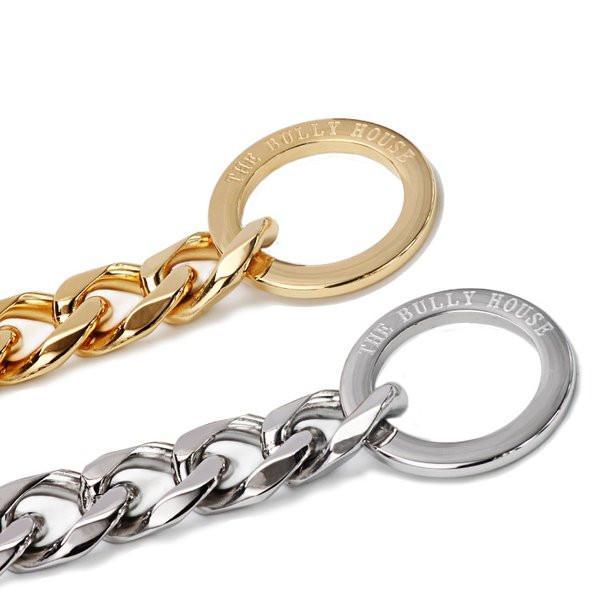 The Bully House "CHECK CHAIN Collection" SILVER 20mm Wide