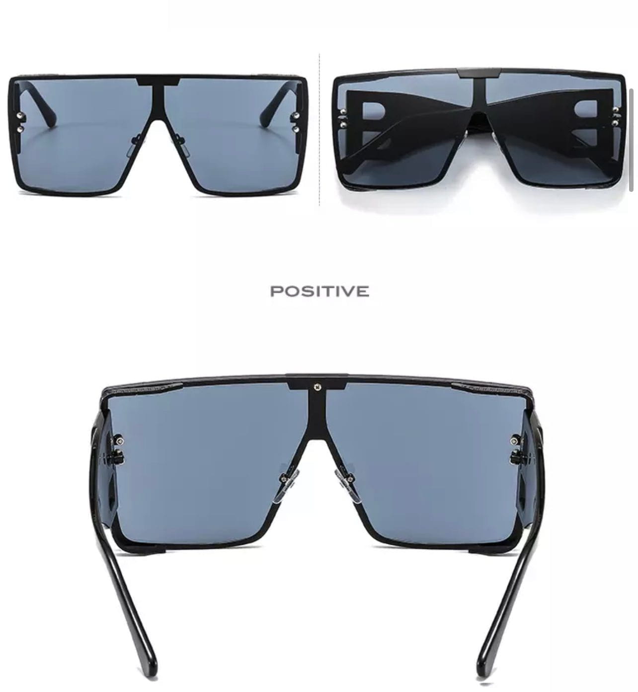 BALLER Sunglasses - Black on Black - Unisex - by -THE BULLY HOUSE