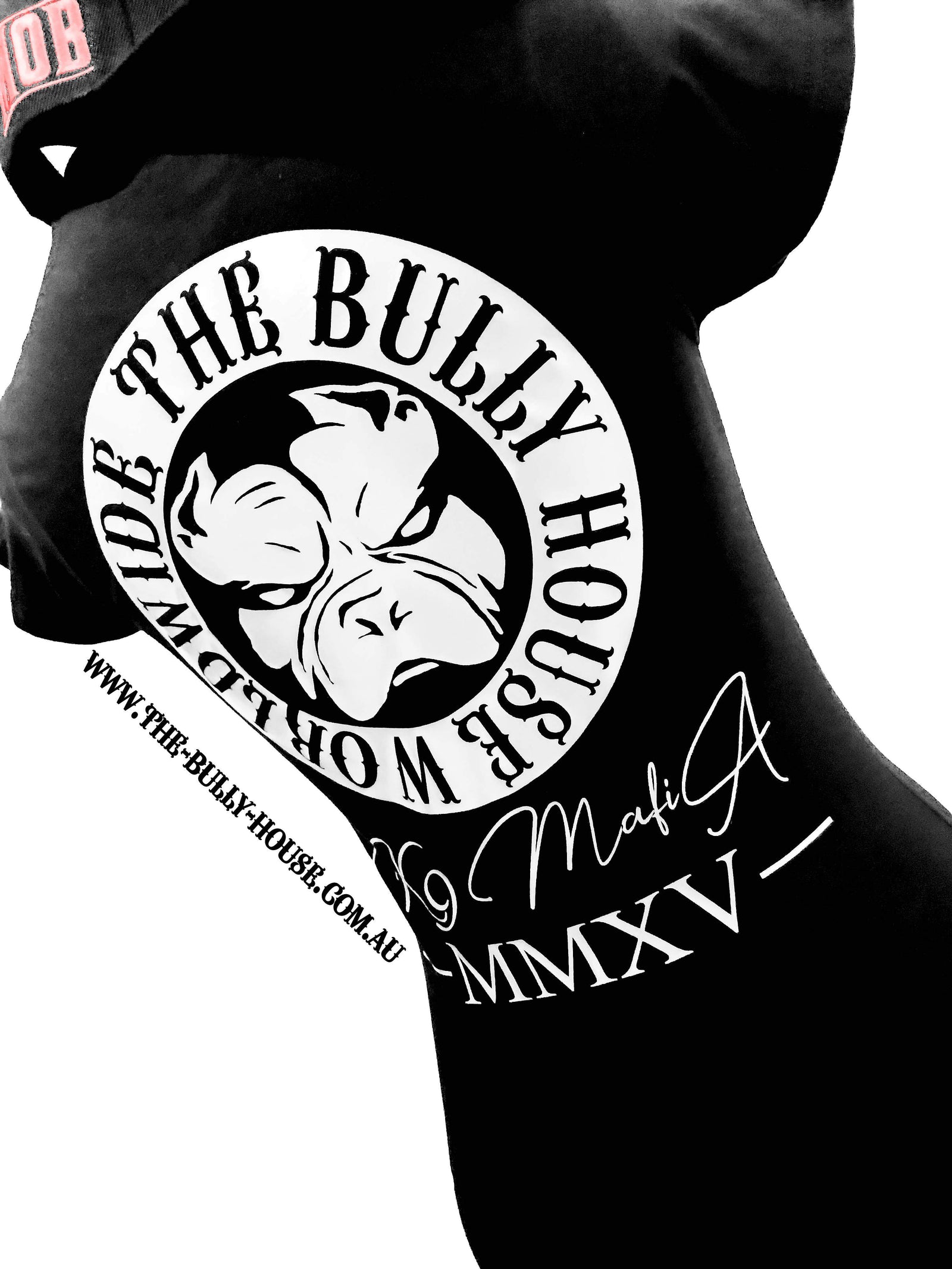 The Bully House -- MEDALLION -- T-Shirt - WOMENS CUT // White Print