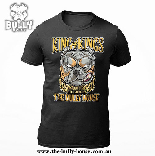 KING OF KINGS - T Shirt - Gold Edition - Black T-MENS or UNISEX