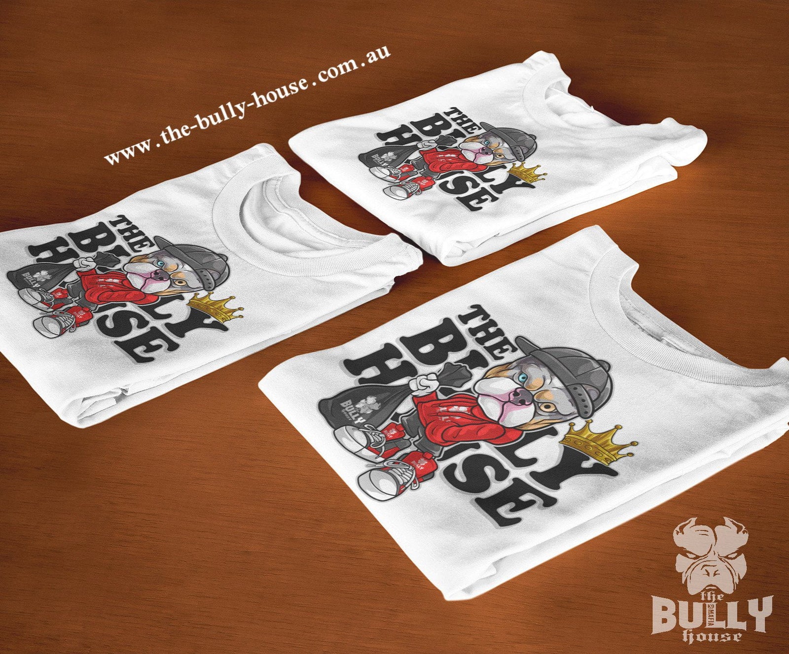 Lil Hoodlum - White T Shirt - Full Colour Print- Womans