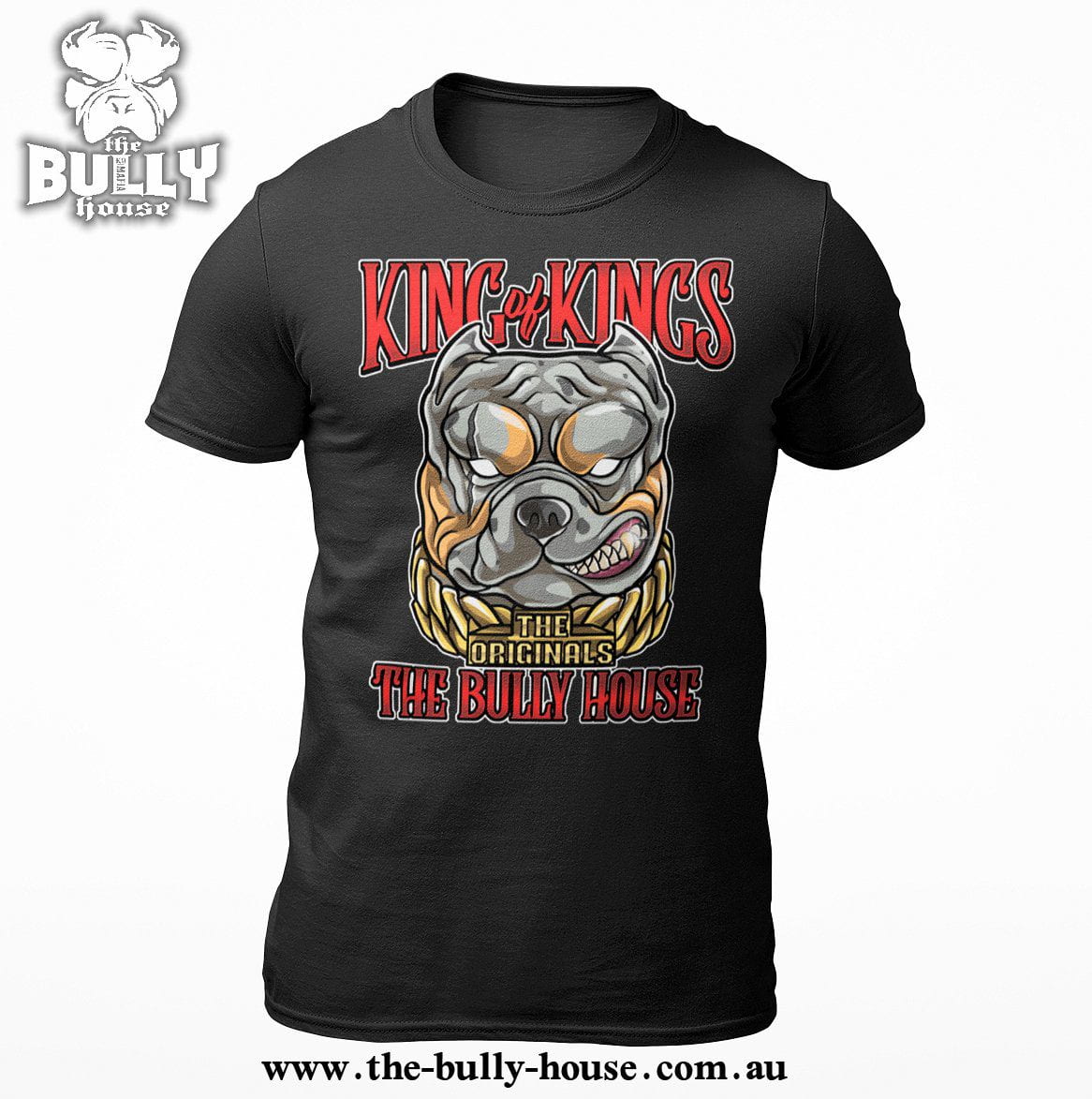 KING OF KINGS - T Shirt - Red Edition - Black T-MENS or UNISEX
