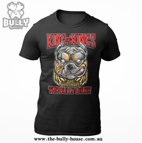 KING OF KINGS - T Shirt - Red Edition - Black T-MENS or UNISEX