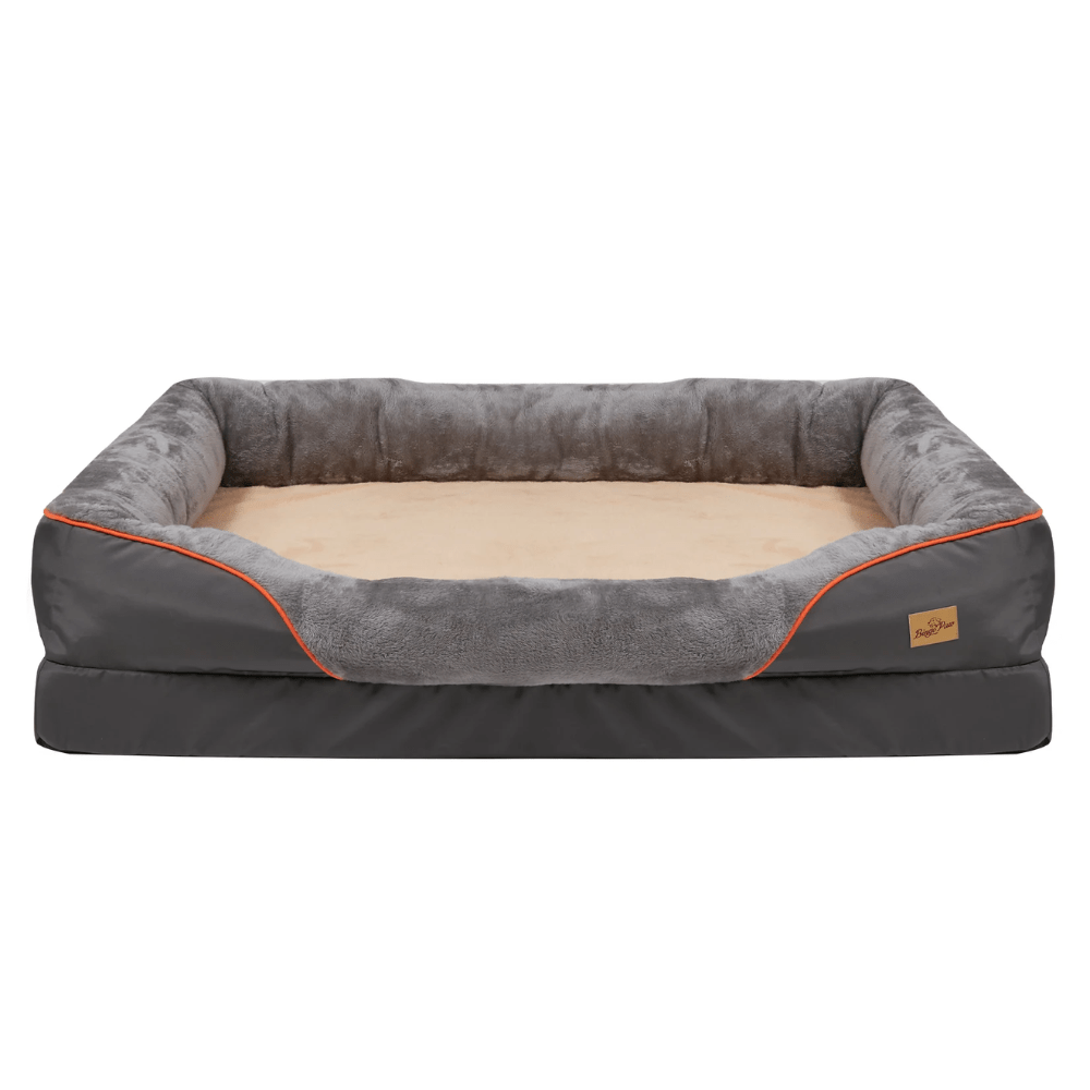 Jumbo Orthopedic Dog Bed Elevated Cushion Warm Waterproof Mattress