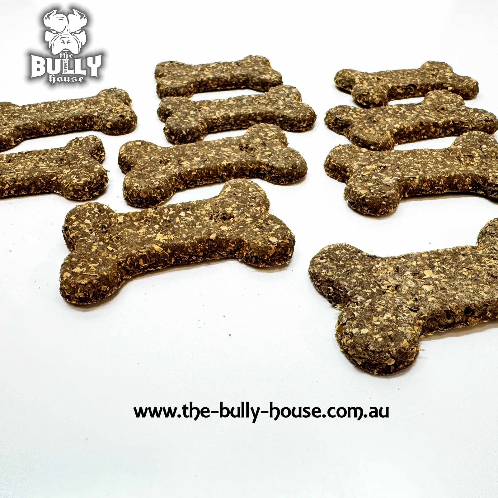 Hemp Cookies - Carob + Liver Flavour - ANTI INFLAMATORY - 10 pack - for Dogs & Puppies