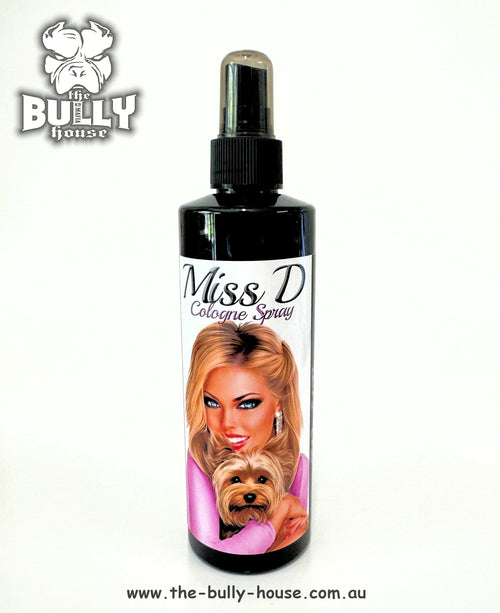 MISS-D - 250ml Dog/Puppy Cologne spray - OUR FAMOUS FRAGRANCES