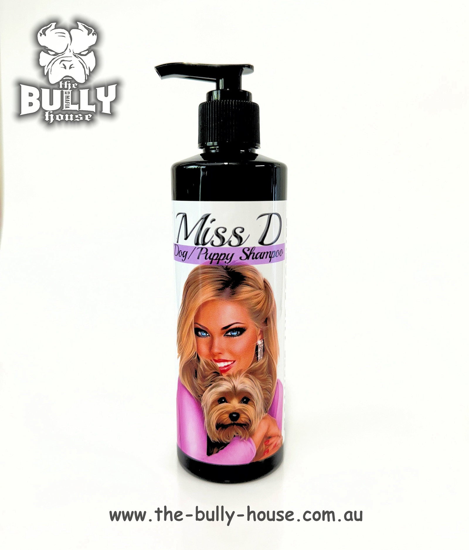 MISS-D / Dog/Puppy 250 ml SHAMPOO (with HEMP + WITCH HAZEL)