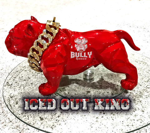 The Bully House BLACK ICED OUT KING Diamond Collection" - (Free Post in Aust)