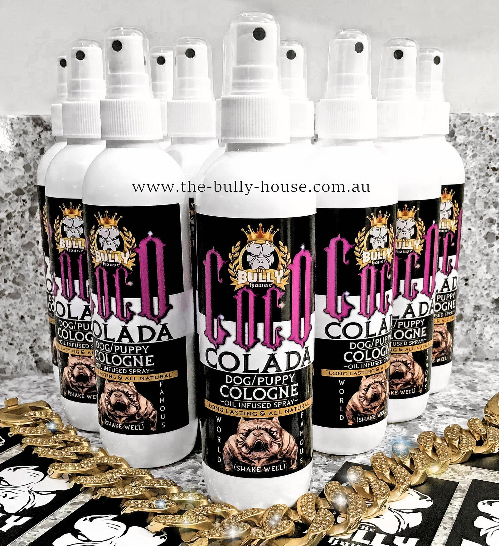 COCO COLADA  - 500ml - Dog/Puppy Cologne spray - OUR FAMOUS SIGNATURE FRAGRANCE-
