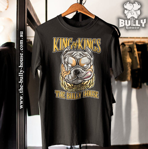 KING OF KINGS - T Shirt - Gold Edition - Black T-MENS or UNISEX