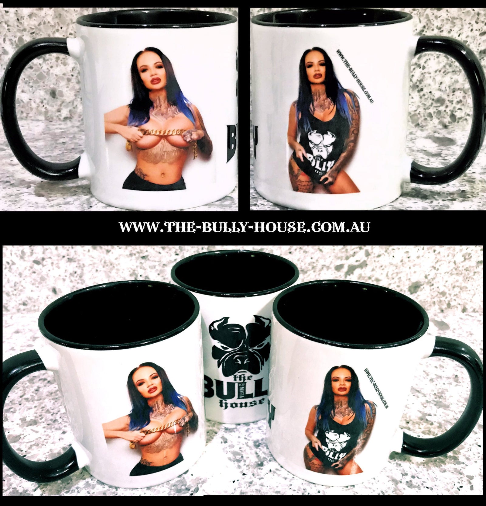Coffee Mugs - by THE BULLY HOUSE - L.E Collection -